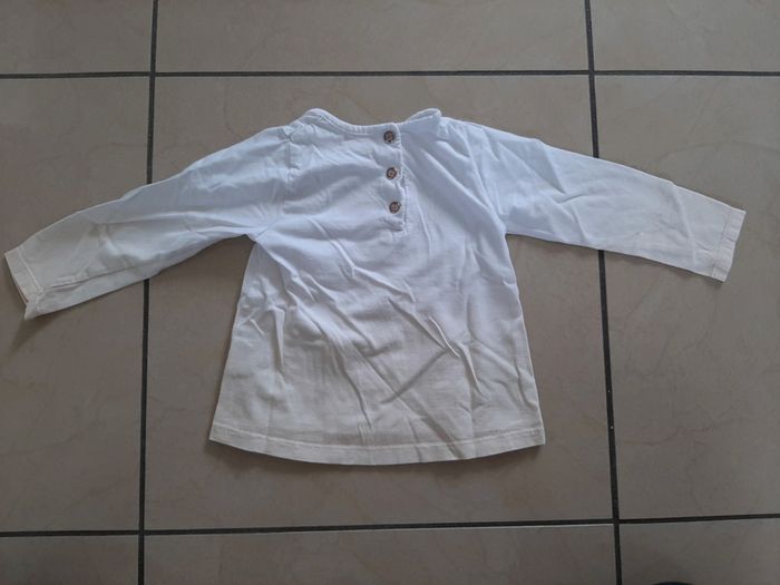 Lot de 4 tee shirts manches longues fille 18 mois - photo numéro 9