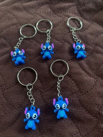 Lot de 5 porte clé Stich