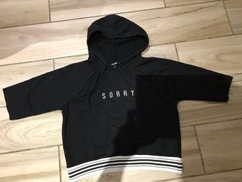 Pull à capuche noir Jennyfer L