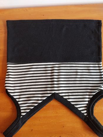 Tee-shirt top col en V