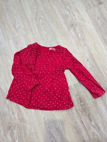 Chemise rouge 3 ans DPAM