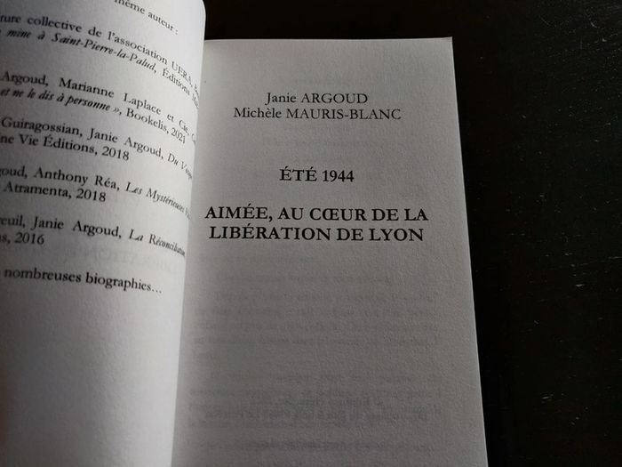 Livre Aimée au coeur de la Libération de Lyon - photo numéro 6