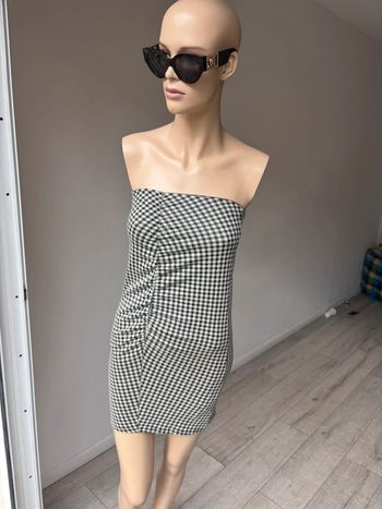 Robe chaussette Zara bustier sans bretelles et sans manches neuve