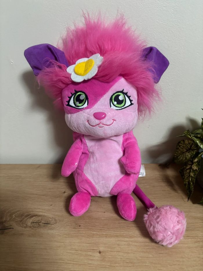 Peluche vintage popples bubbles rose 30 cm année 2015