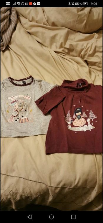 Lot de 2 t-shirts Sergent Major 6 mois