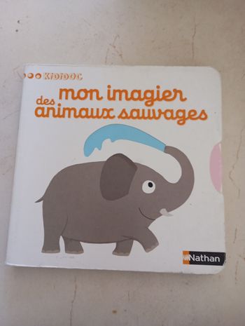 Mon imagier des animaux sauvages chez nathan kididoc