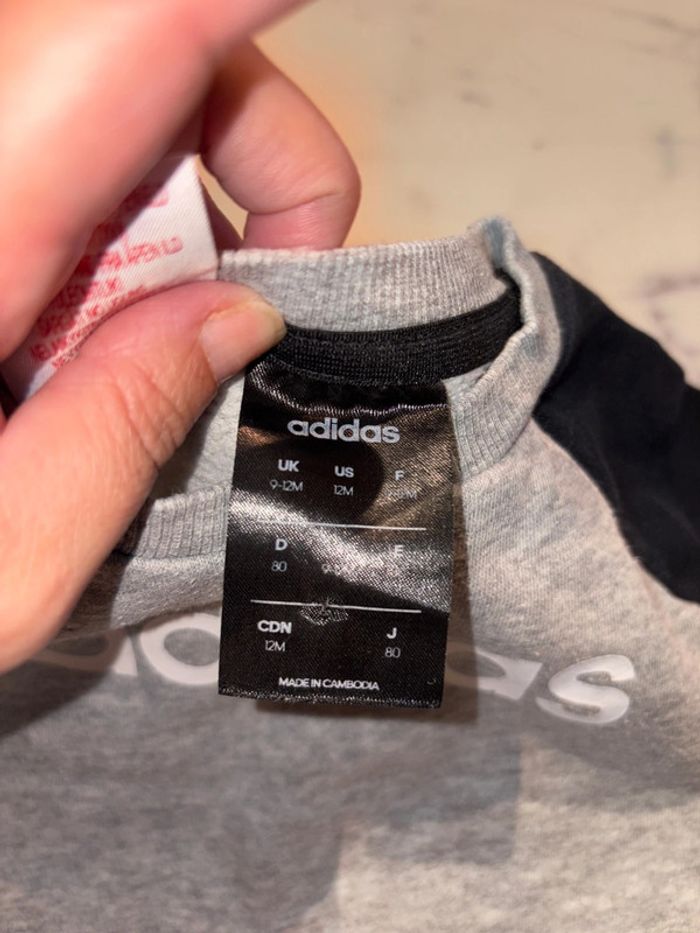 Ensemble Adidas noir et gris - photo numéro 5
