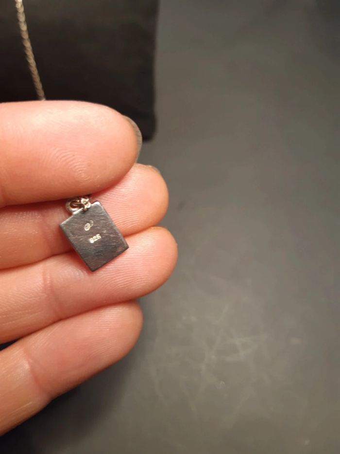 Nilaï collier chaîne pendentif drapeau anglais en tbe - photo numéro 4