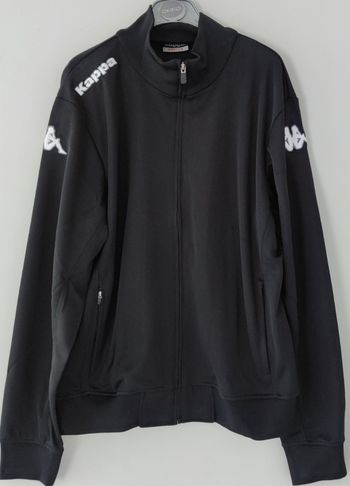 Veste à manches longues pour homme taille M marque kappa couleur noir