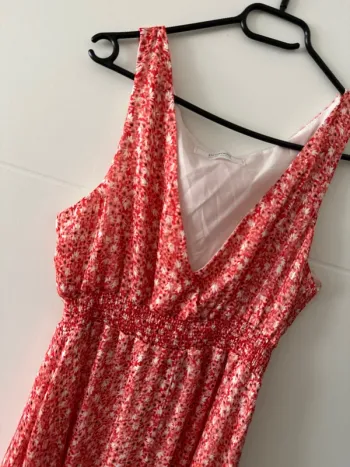 Robe longue fleurie