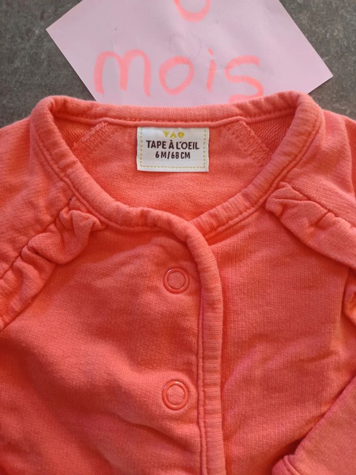 Veste corail 6 mois - photo numéro 2