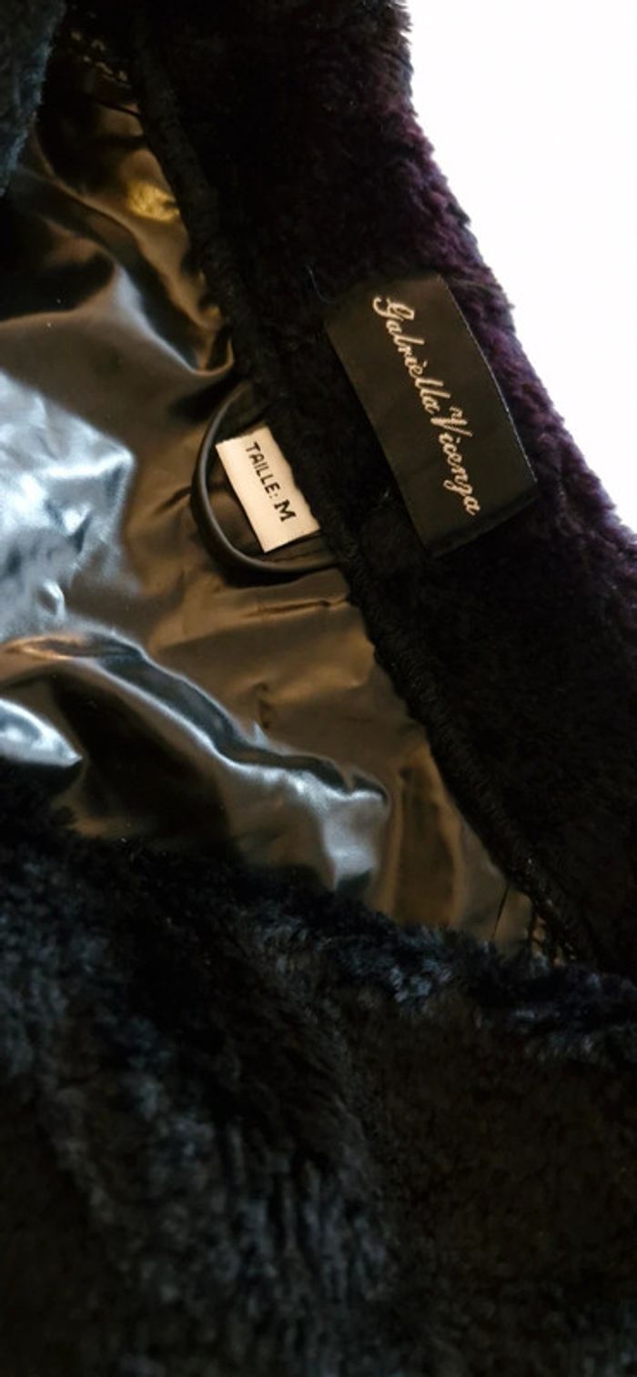 🤎 Manteaux noir pour femme taille M - photo numéro 5