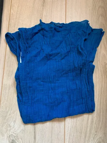 Écharpe bleue enfant