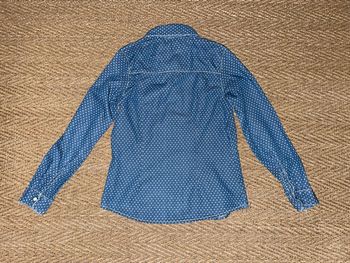 Chemisier fille jean à pois Tex 10 ans 