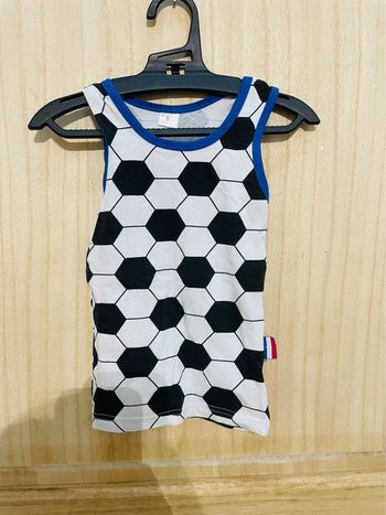 Débardeur foot sans manches 92 cm