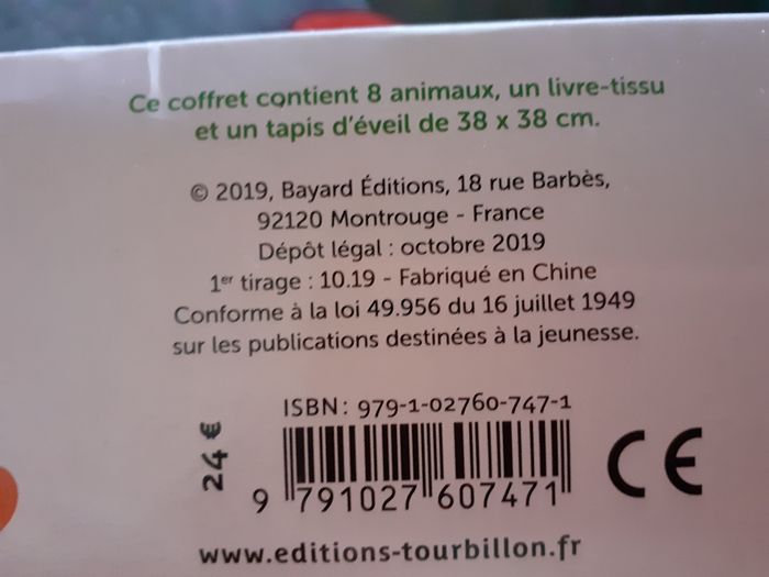 Coffret des animaux et des couleurs-Tourbillon - photo numéro 10