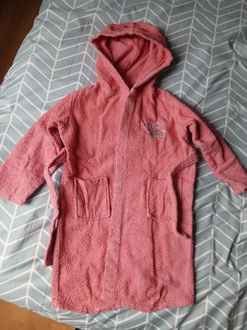 Peignoir rose 5-6 ans