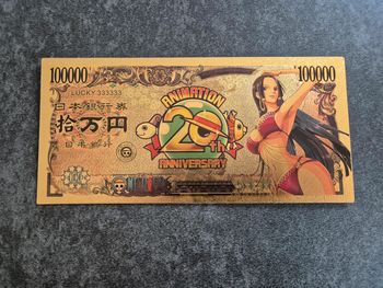 Billet OR à collectionner Onepiece