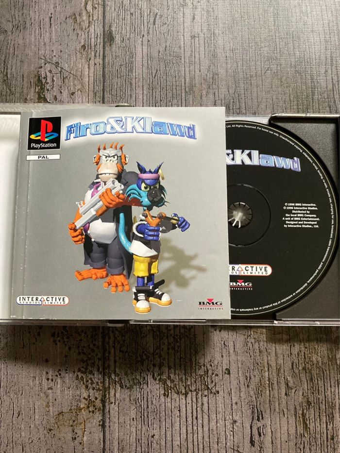 Firo & Klawd Jeu PS1 complet Allemand Sony - photo numéro 2