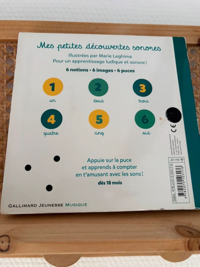 Livre sonore j’apprends à compter - photo numéro 2