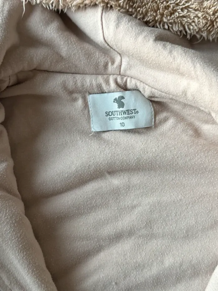 Veste zippe pilou beige - photo numéro 4