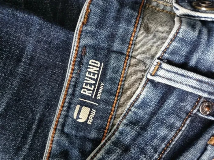 Jean G-STAR raw coupe boyfriend skinny ,taille mi-haute ,stretch - photo numéro 10