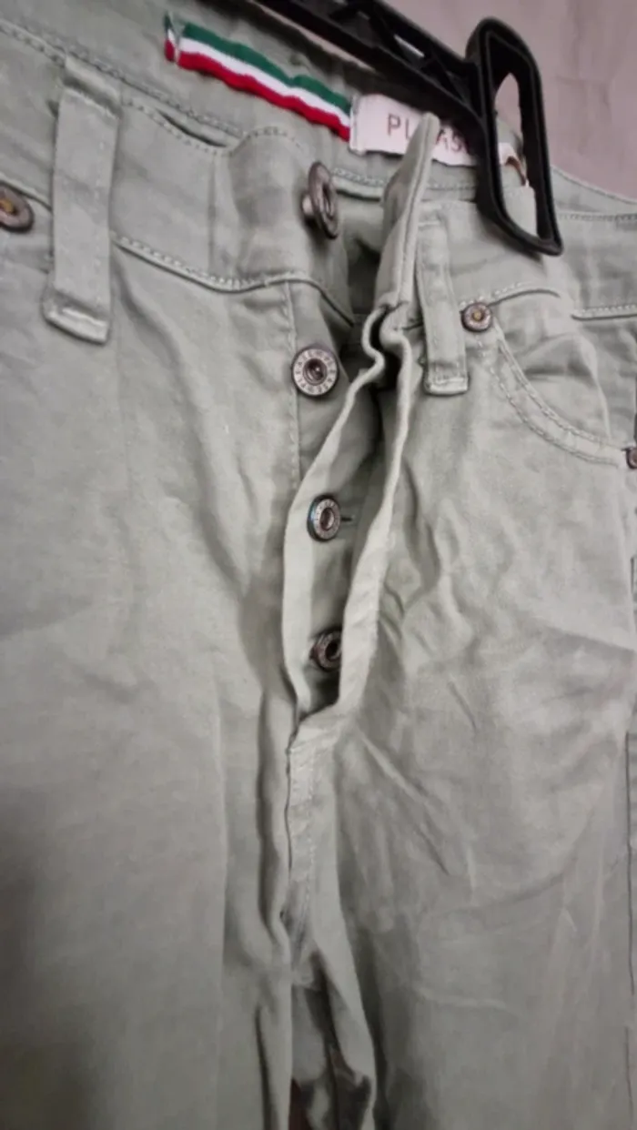 Pantalon vert leger femme - photo numéro 2