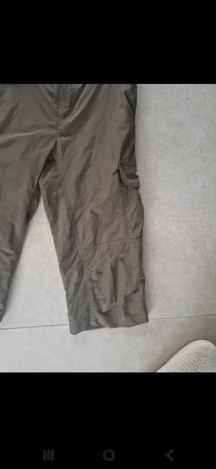 Short /pantacourt  cargo kaki Colombia vintage xxl - photo numéro 2
