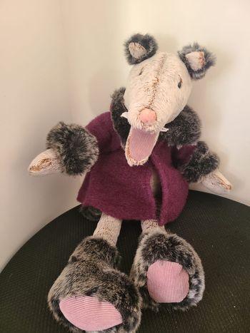 PELUCHE DOUDOU LE LOUP CHARLES IL ETAIT UNE FOIS MOULIN ROTY LES CONTES JOUET CADEAU ENFANT GRAND M