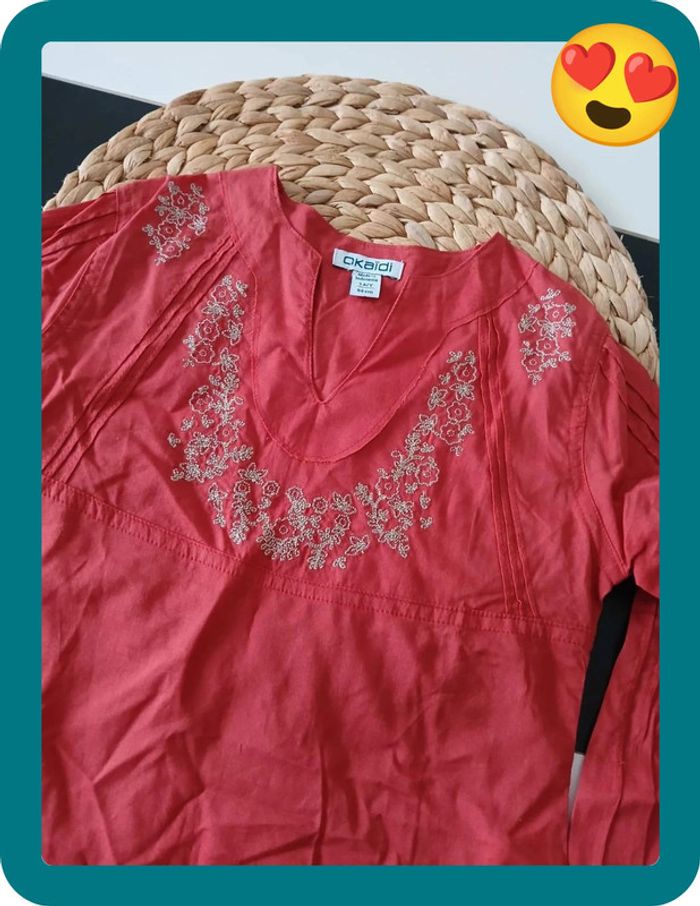 Haut/Blouse Okaïdi Taille 3 ans🌿💝 - photo numéro 5