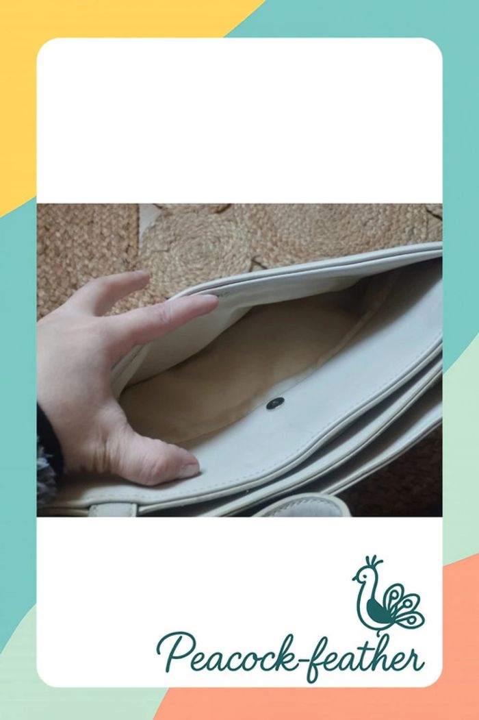 Sac à main crème - photo numéro 6