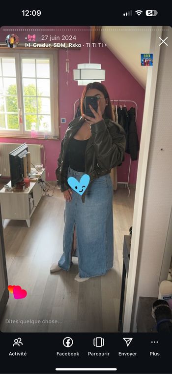 Jupe en jean