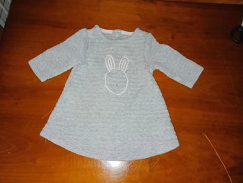 Robe grise lapin 1 mois obaibi