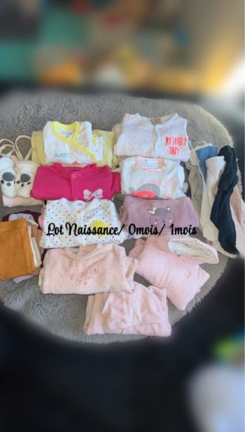 Lots vêtement bébé