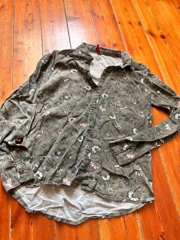 Chemise fpc kaki fleuri 12a