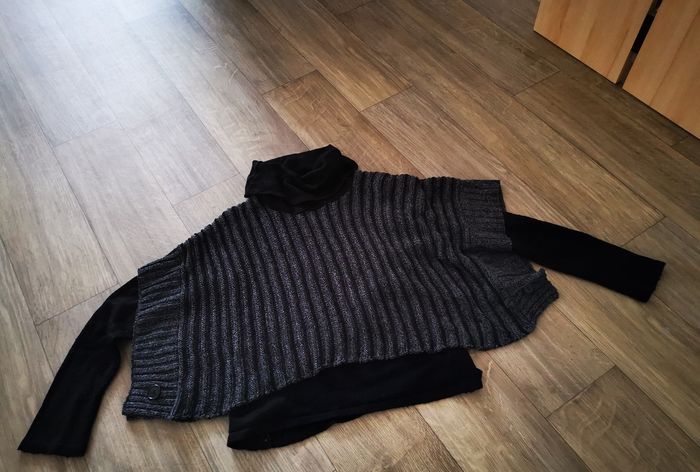 Pull rayé gris/noir - photo numéro 4