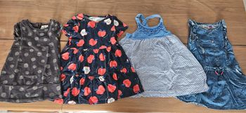 4 robes fille été 4 ans