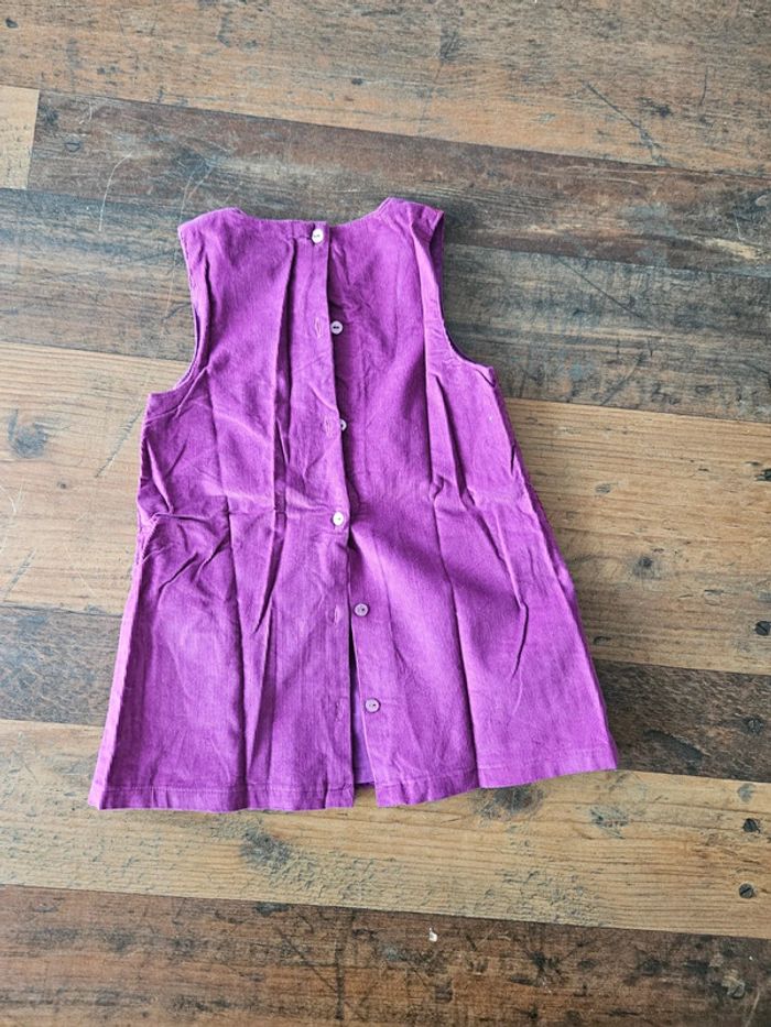Robe velours DPAM 2ans bébé fille - photo numéro 3
