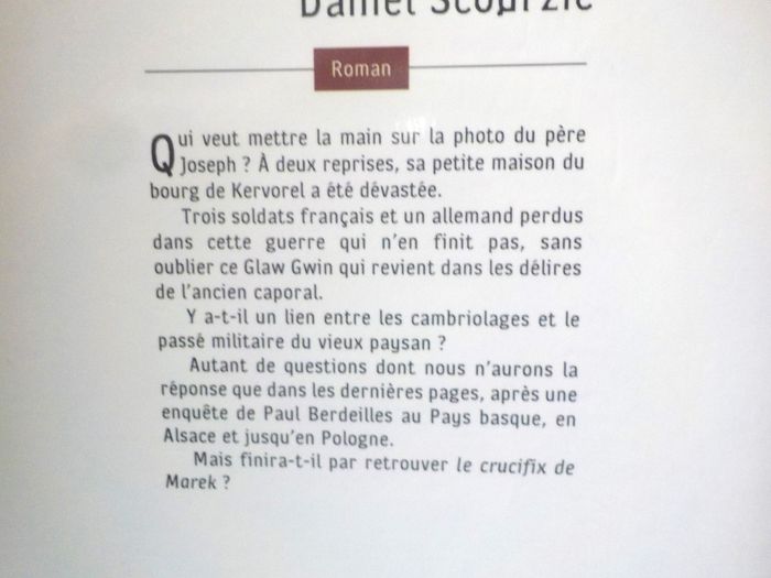 LE CRUCIFIX DE MAREK de Daniel SCOURZIC Ed. Dominique - photo numéro 2