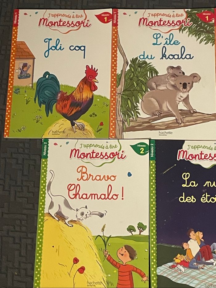 Lot 5 livres j’apprends à lire Montessori CP - photo numéro 2