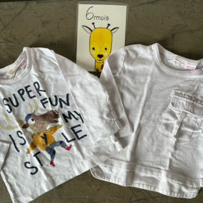 Lot de tee shirt manche longue Zara BabyBoy