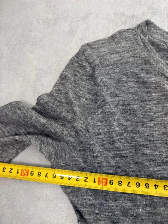T-shirt Claudie Pierlot en lin longues manches taille 2 soit M parfait état - photo numéro 6