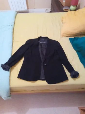 Veste noire tailleur habillée 42
