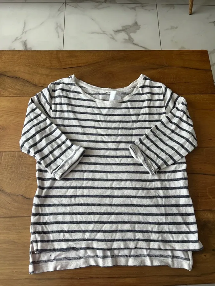 Haut marinière taille M promod