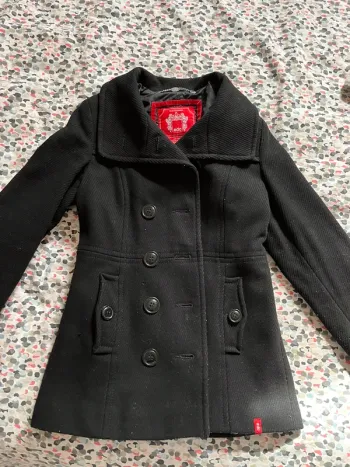 Manteau caban noir edc taille xs
