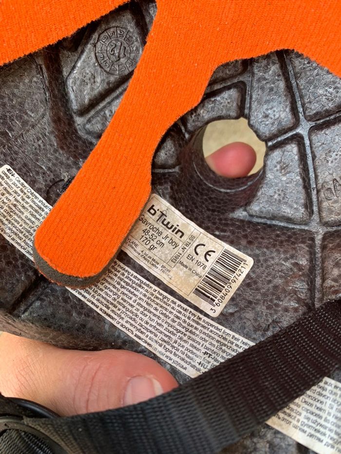 Casque orange mixte super mimi B’Twin taille 48-52 cm - photo numéro 5