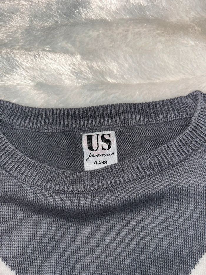 Pull gris - photo numéro 2