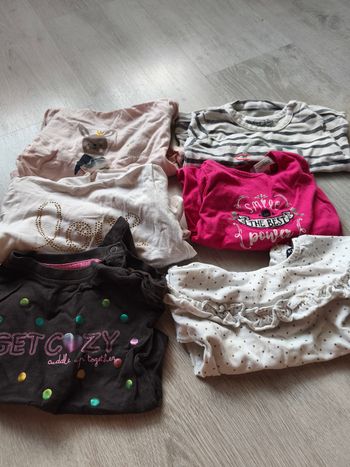Lot pull fin automne printemps fille