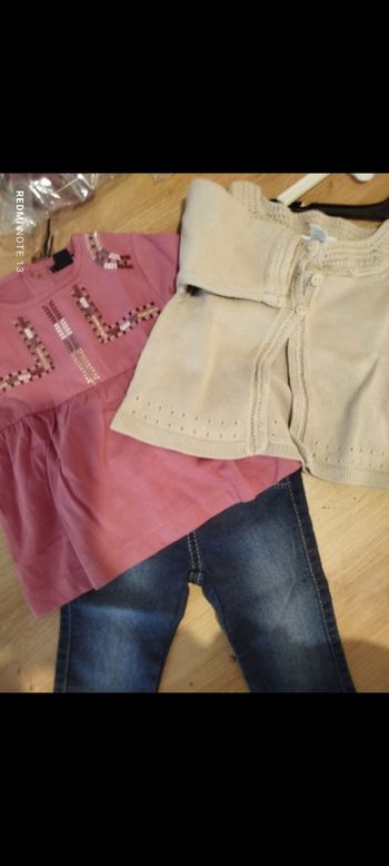 #kytie3moisfille. Ensemble 3 pièces taille 3 mois