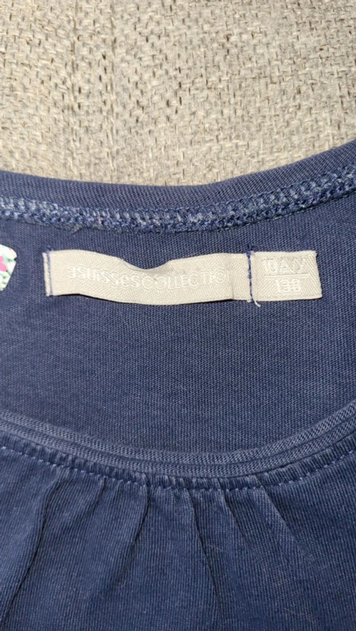 🟣 10 ans Tee Shirt Coeur Brillant 🟣 - photo numéro 3